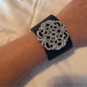 Black Cuff Bracelet